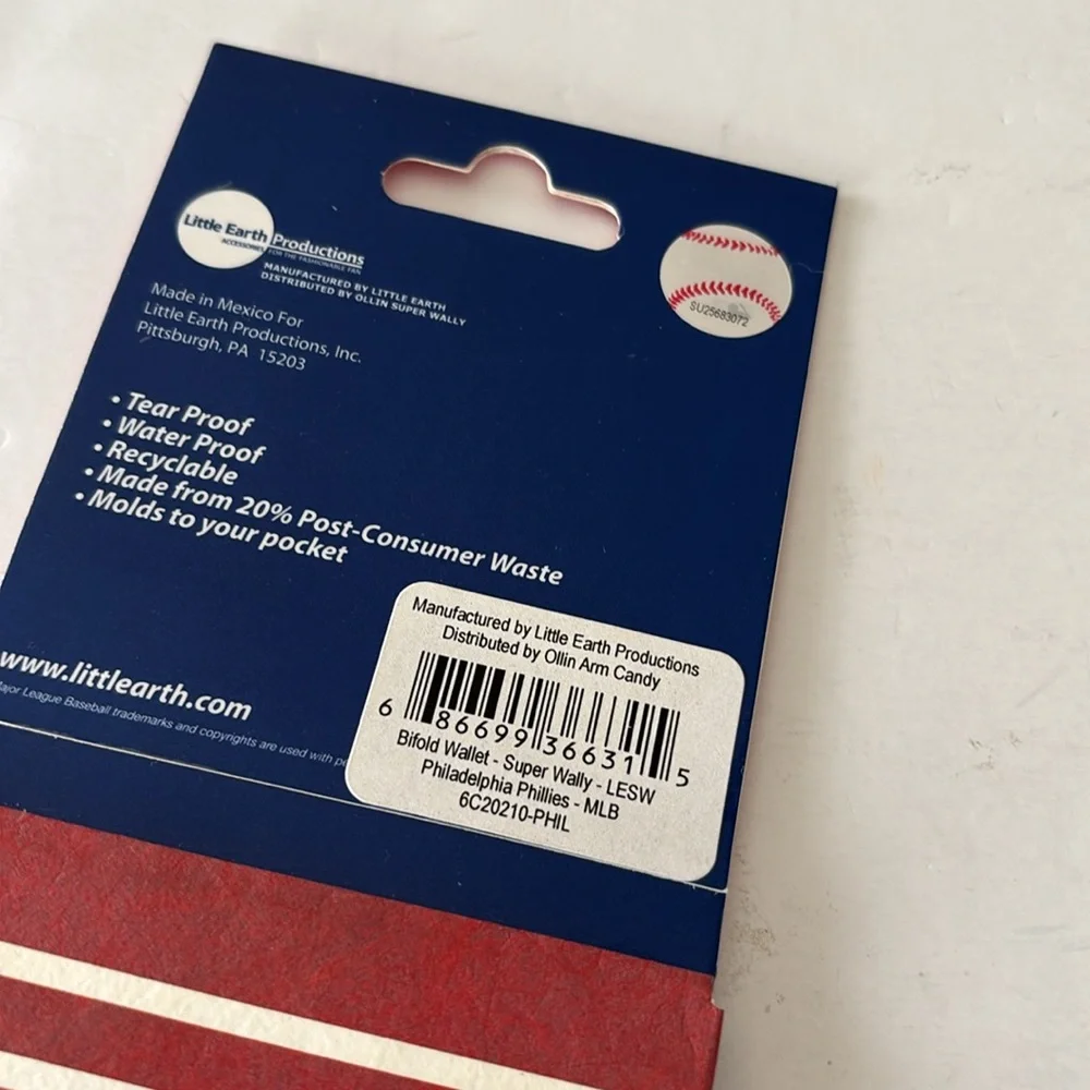 MLB Philadelphia Phillies Super Wally Bi-Fold Wallet
